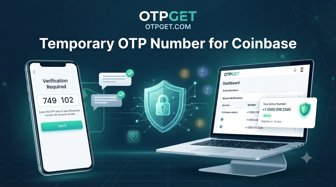 How to Get a Temporary OTP Number for Coinbase with OTPGET