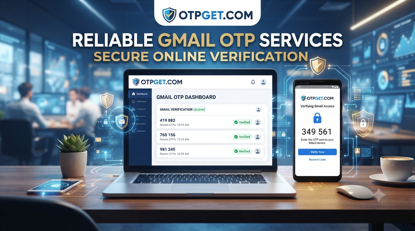 Gmail OTP Number — Best Paid Services | OTPGET