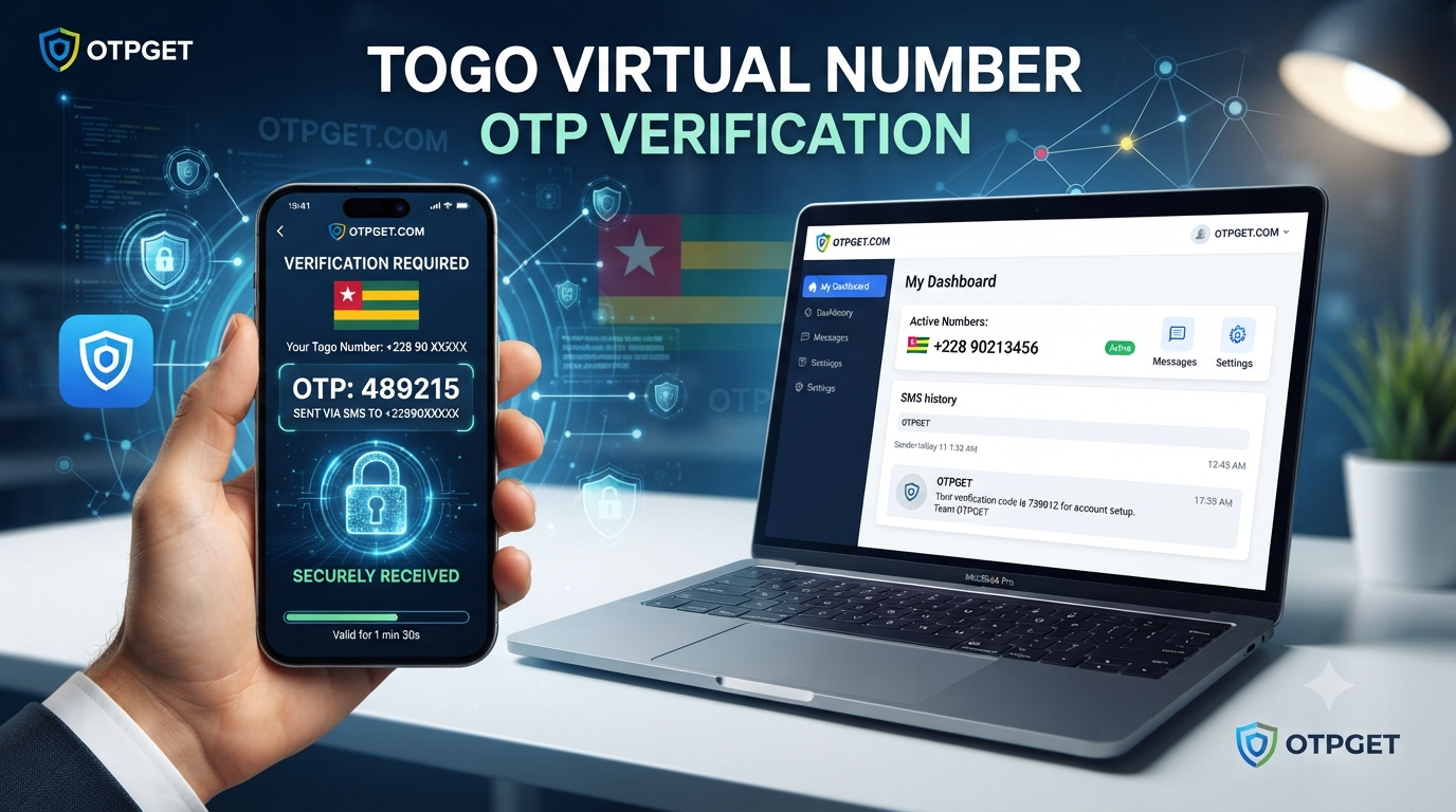Buy Togo Virtual Number for OTP Verification with OTPGET