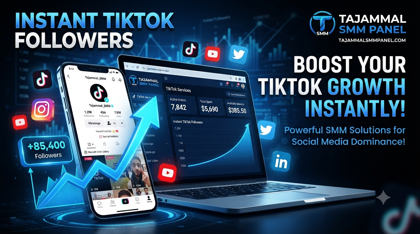 Buy TikTok Followers Instantly | TAJAMMAL SMM PANEL Services