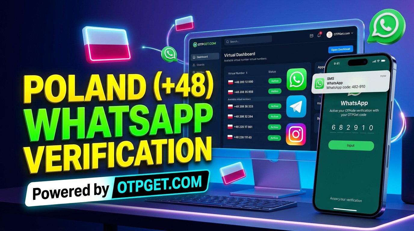 Get WhatsApp Code Using a Poland Number | OTPGET