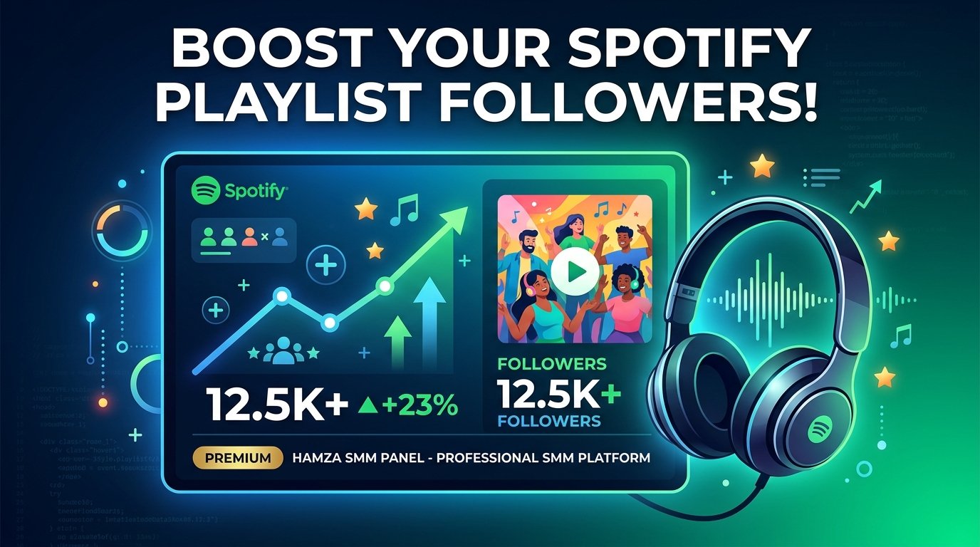 Spotify Playlist Followers – Buy Followers with HAMZA SMM PANEL