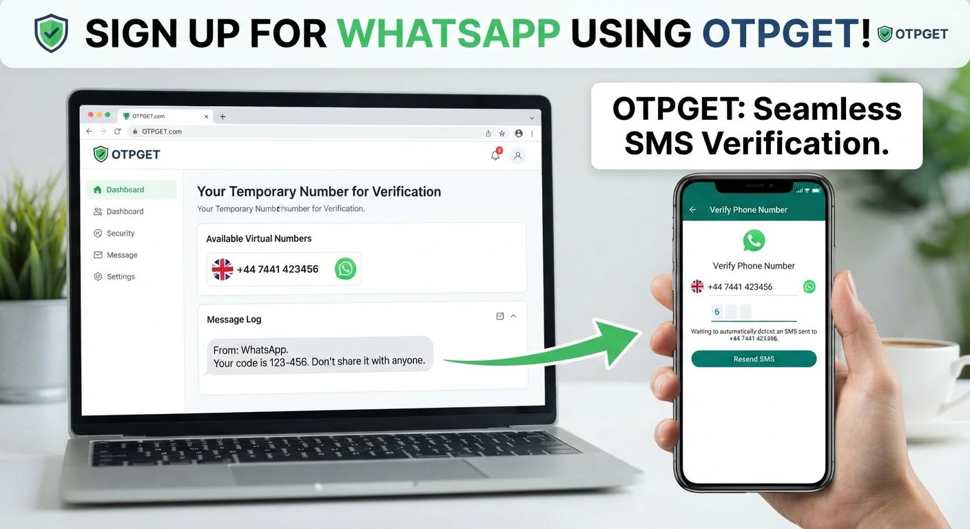 WhatsApp OTP Verification: Sign Up Using an OTPGet Number Easily