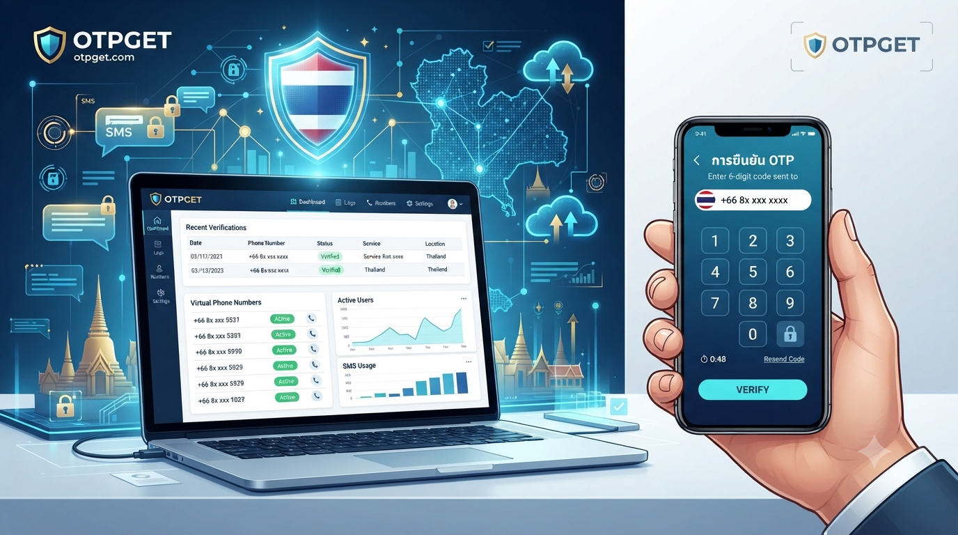 Thailand Virtual Number for OTP Verification – OTPGET Solution