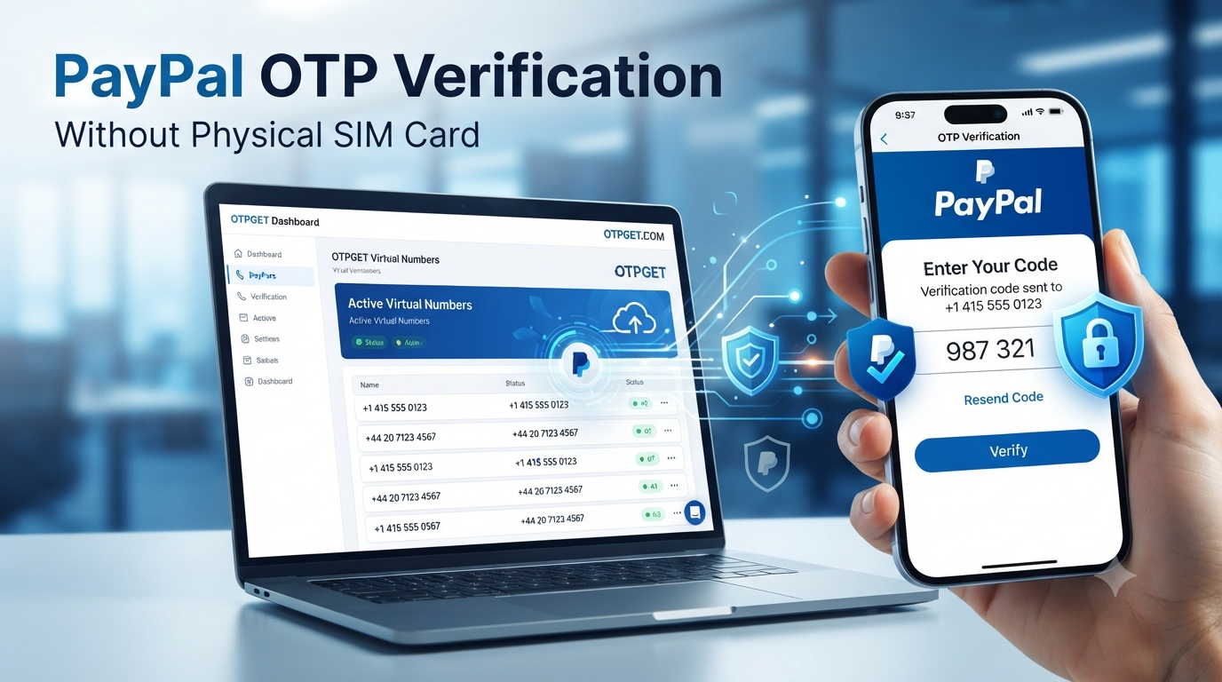 OTP Without SIM for PayPal: Use OTPGET for Easy Verification