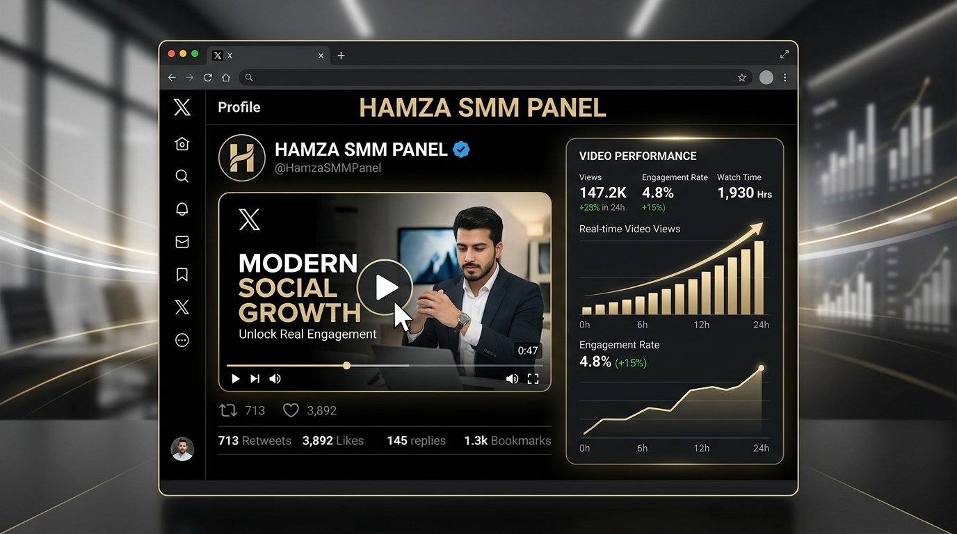 Buy X Video Views | Boost Visibility with HAMZA SMM PANEL
