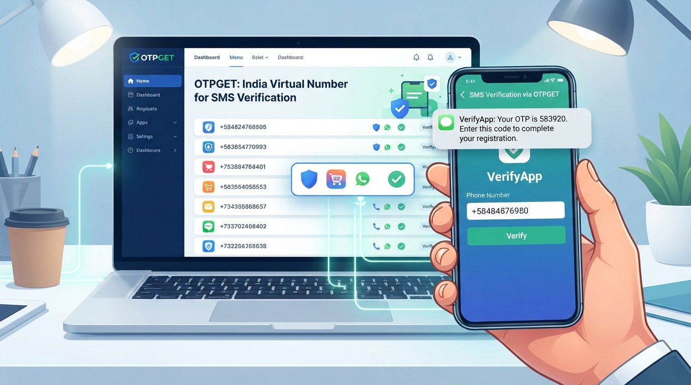 India Virtual Number for SMS Verification: OTPGET Online Guide