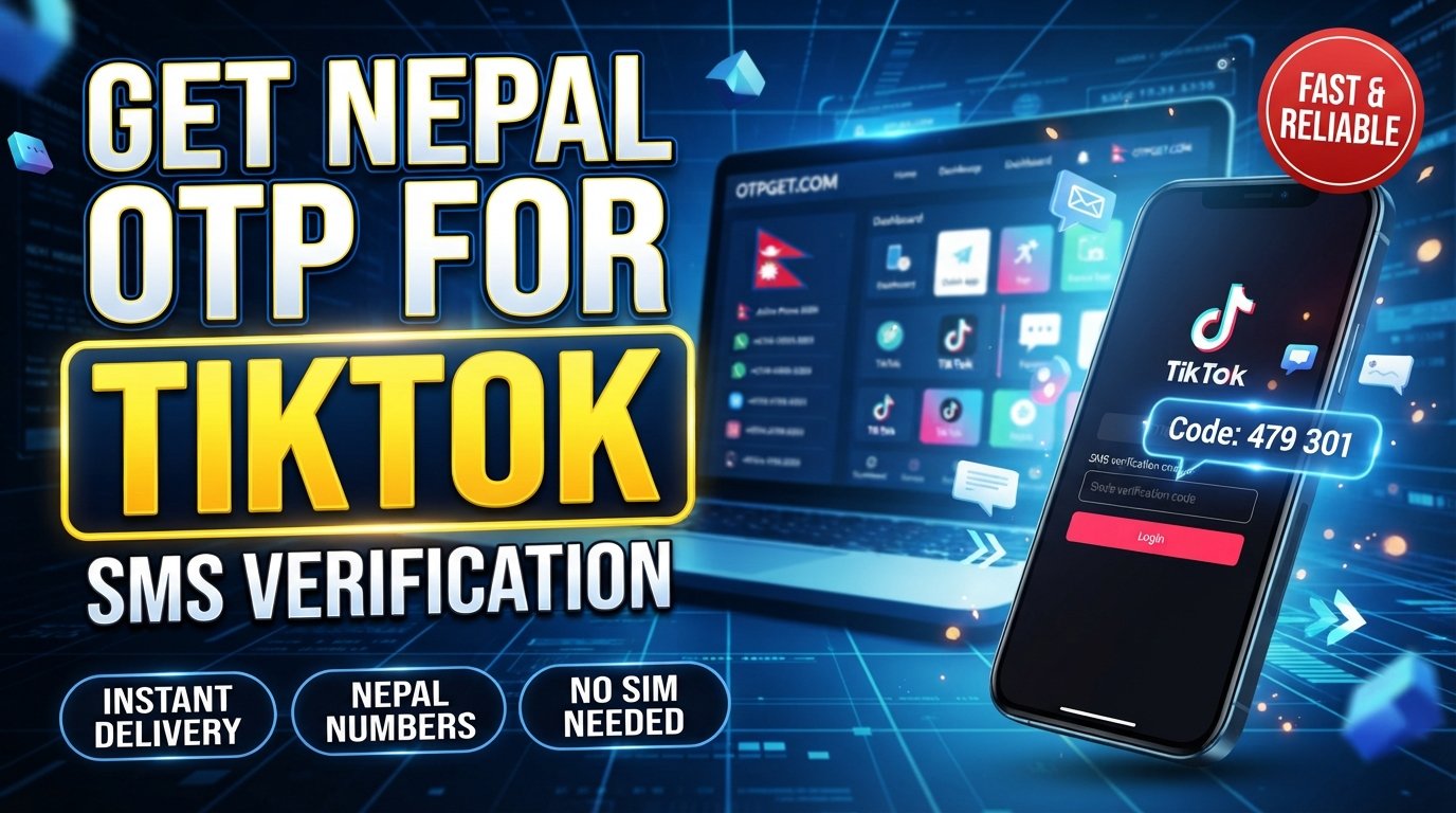 Nepal Number to Receive TikTok Code — OTPGet Guide