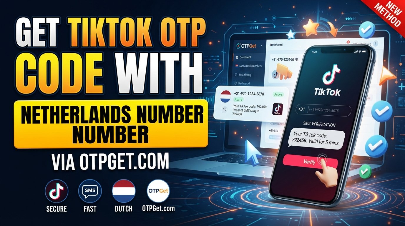 How to Get TikTok OTP Code Using a Netherlands Number | OTPGet