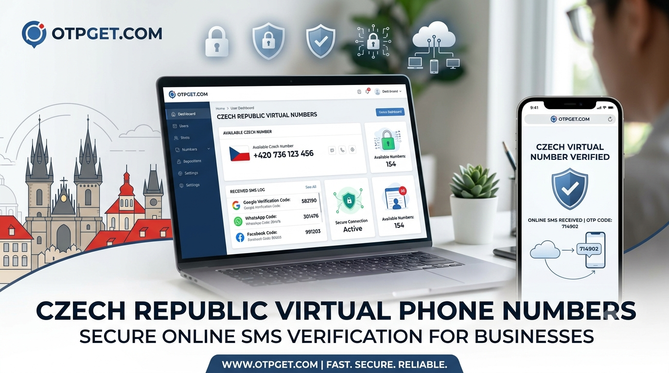 Buy Czech Republic Virtual Number for OTP Verification | OTPGet