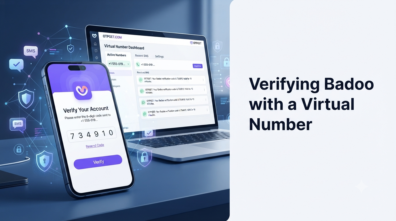 Badoo SMS Verification Using a Temporary Number — OTPGET Guide