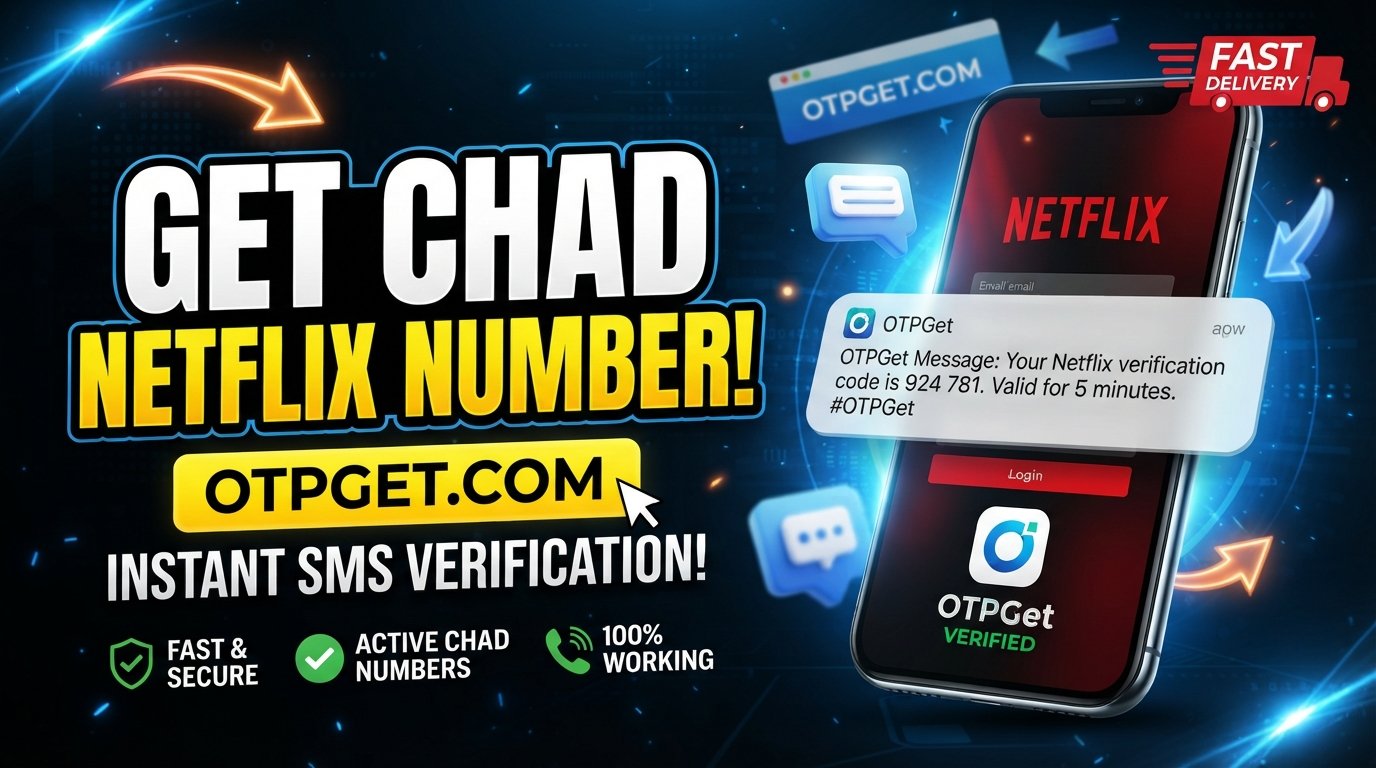 Chad Virtual Number for Netflix: OTPGet Verification Guide Online