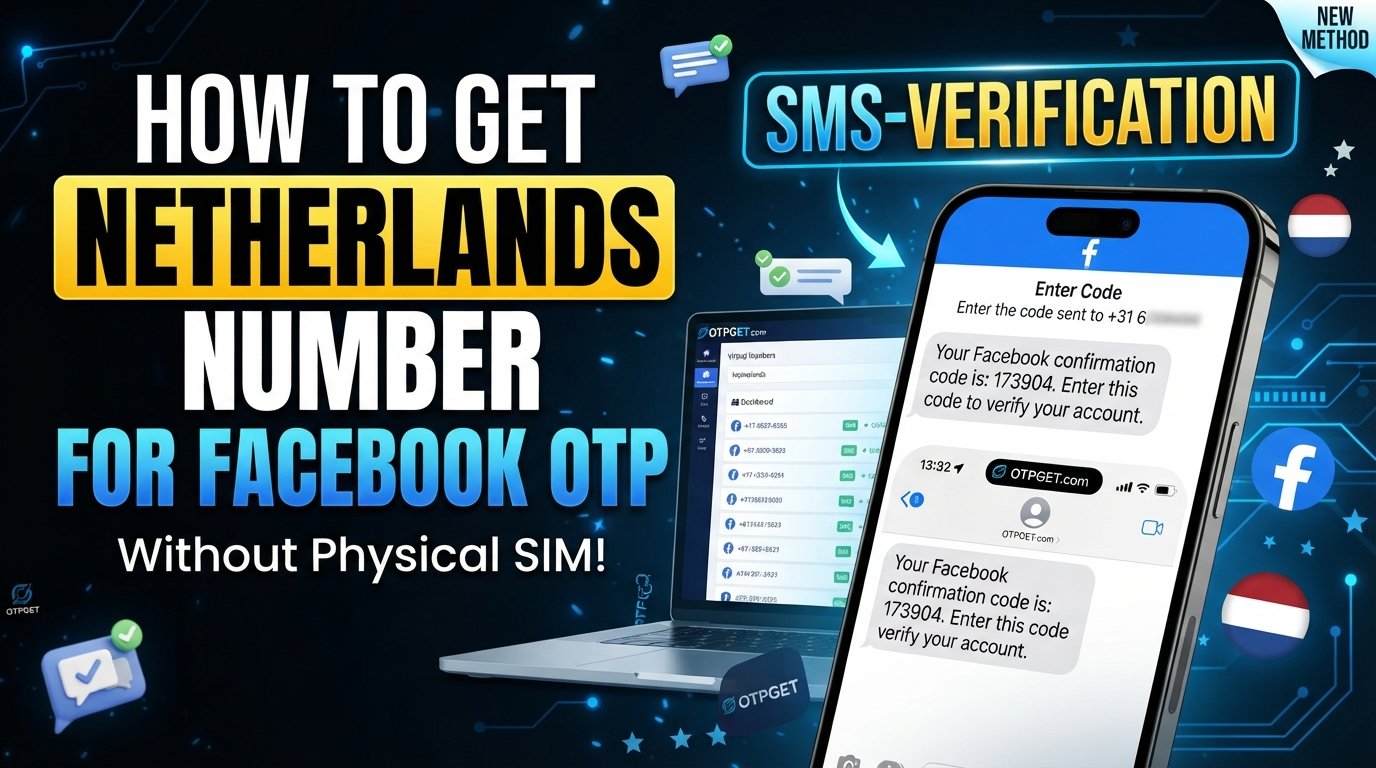 How to Get Netherlands Number for Facebook OTP Online | OTPGet