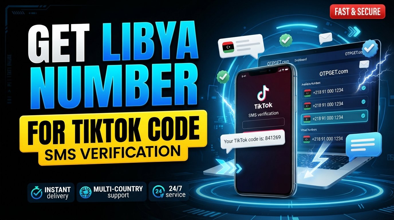 Libya Number to Receive TikTok Code with OTPGet Online Guide