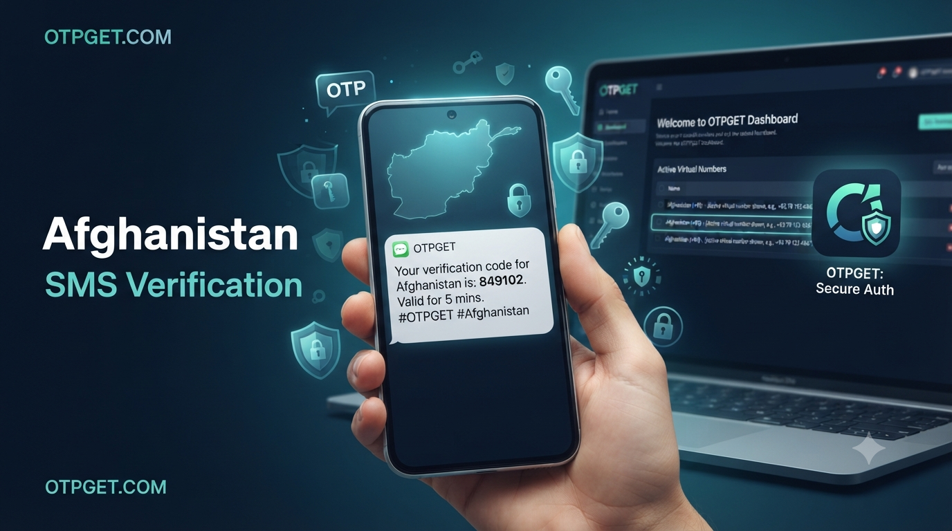 Afghanistan Number SMS Verification: Try OTPGET