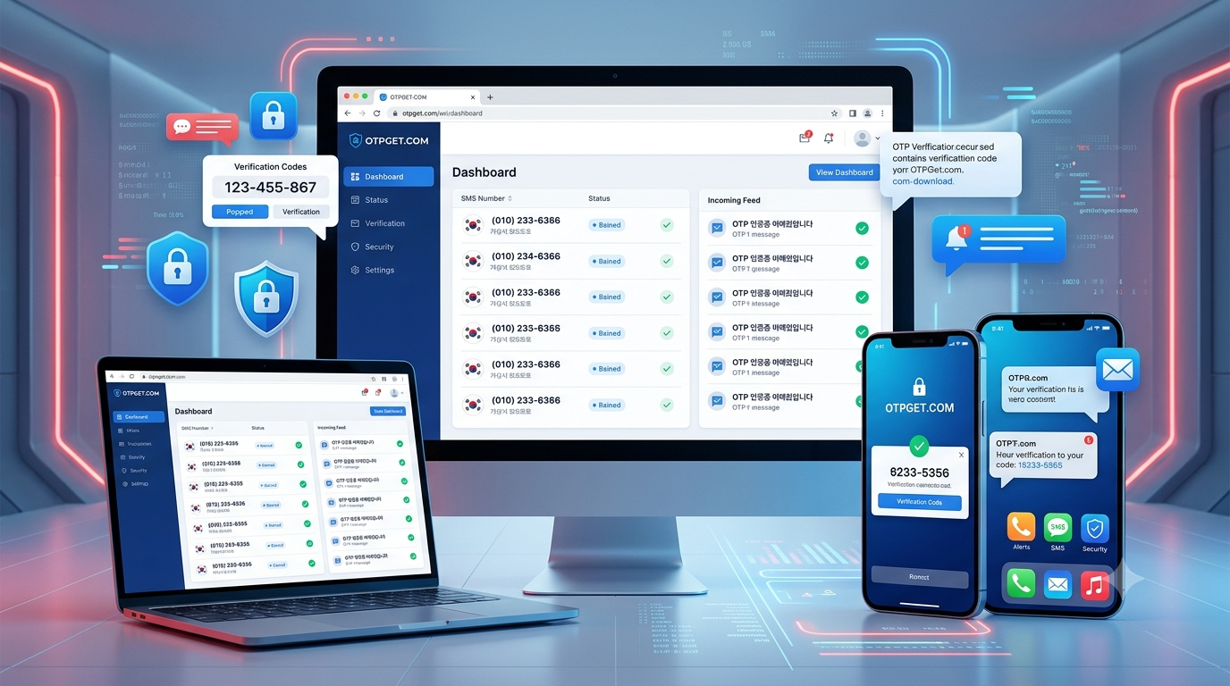 How to Get a Korea Temp SMS Number Using OTPGET Service