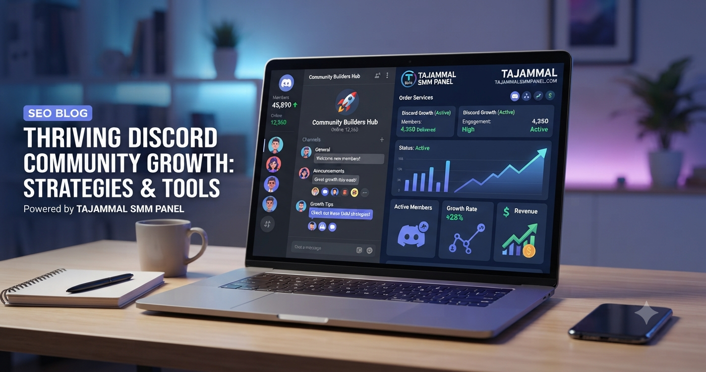 Buy Discord Members Instantly with TAJAMMAL SMM PANEL Services