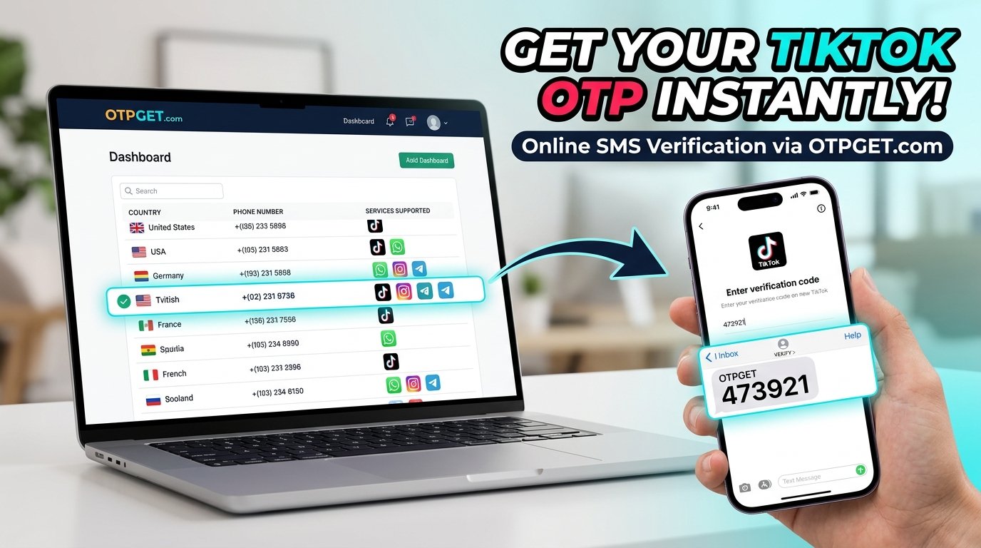 TikTok OTP Number for Nigeria – Receive Code on OTPGET