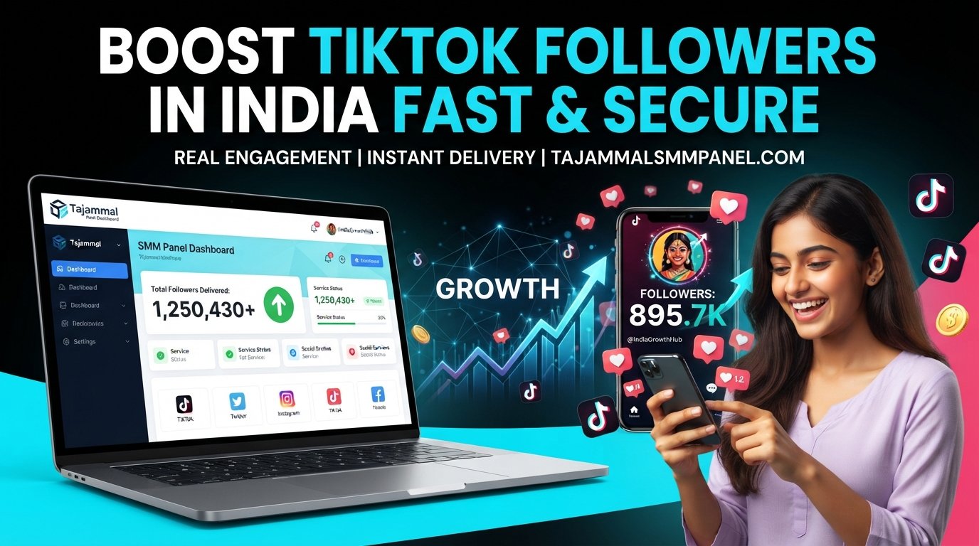Buy TikTok Followers in India | TAJAMMAL SMM PANEL for Growth