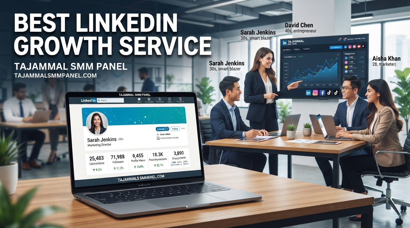 Best LinkedIn Growth Service | TAJAMMAL SMM PANEL for Brands