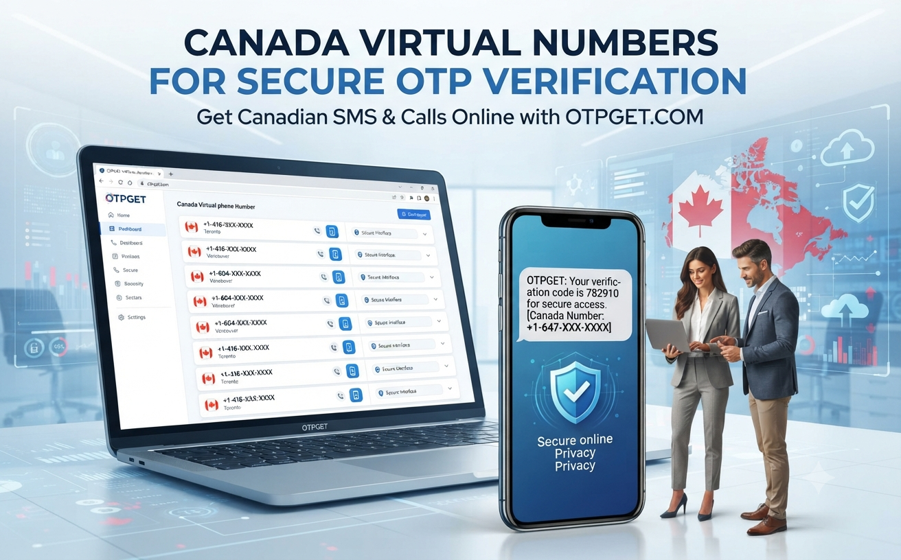 Buy Canada Virtual Number for OTP Verification with OTPGET