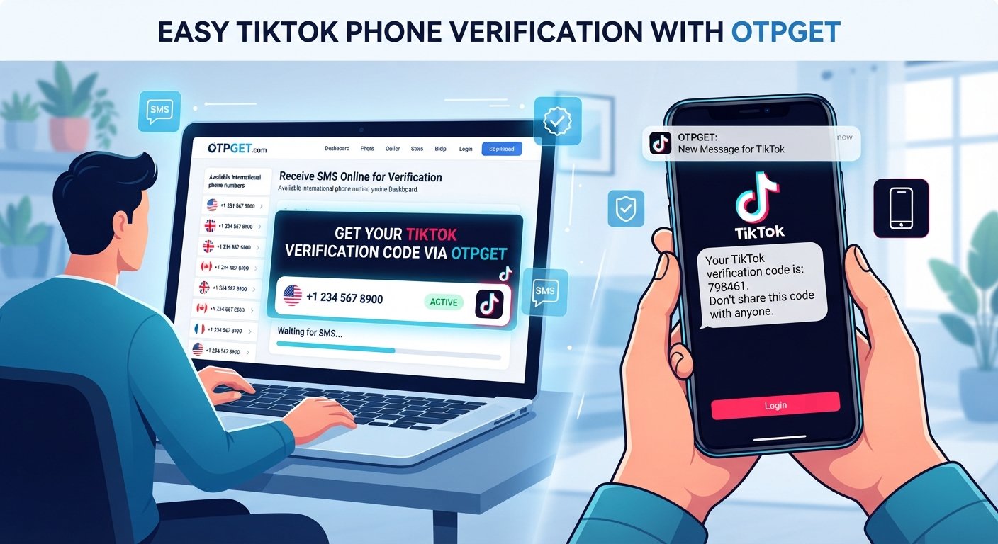 TikTok Phone Verification: Receive Your Code Easily with OTPGET