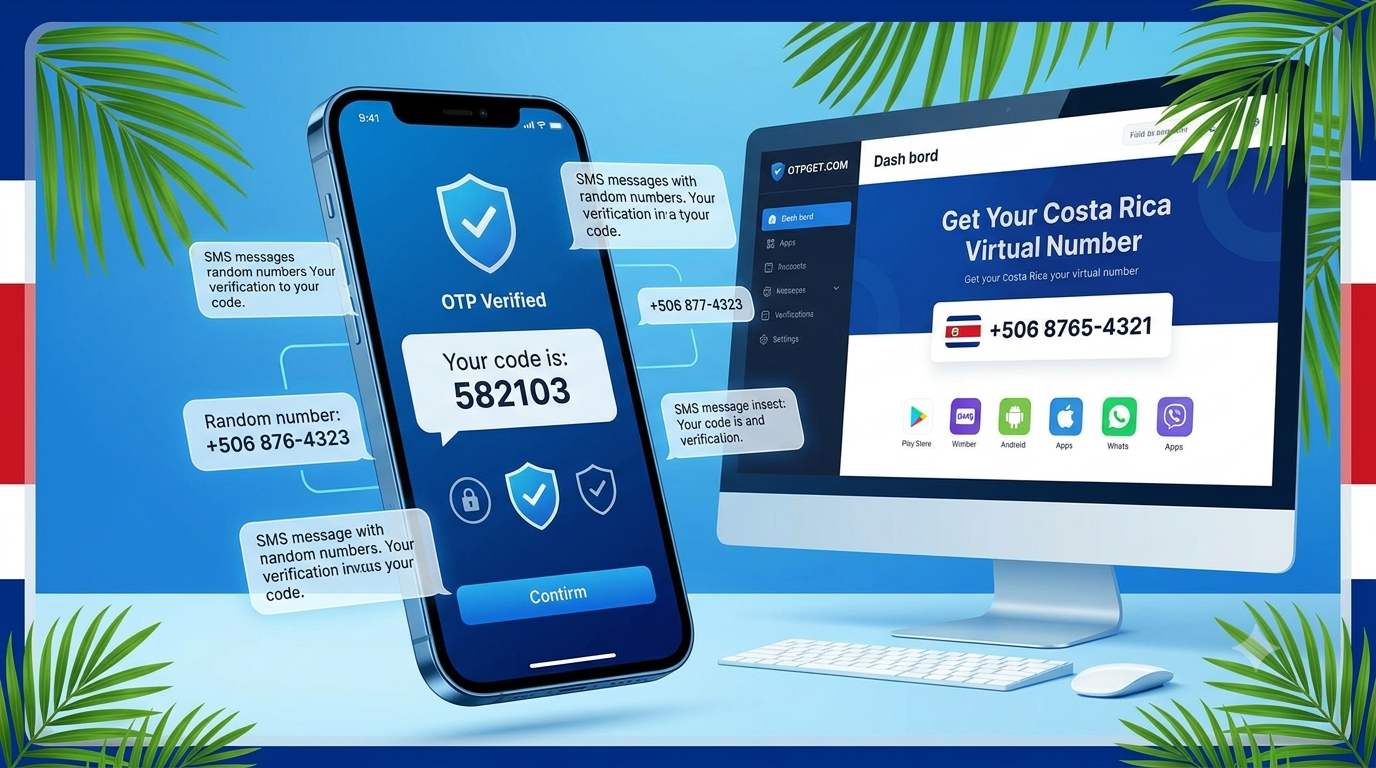 Buy Costa Rica Virtual Number for OTP Verification | OTPGet Guide