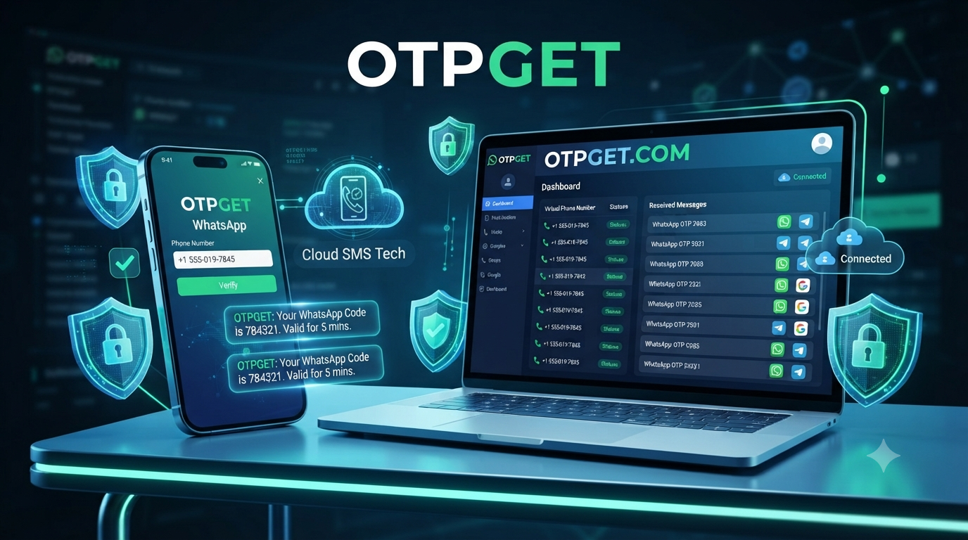 Virtual Number for WhatsApp SMS Verification with OTPGET
