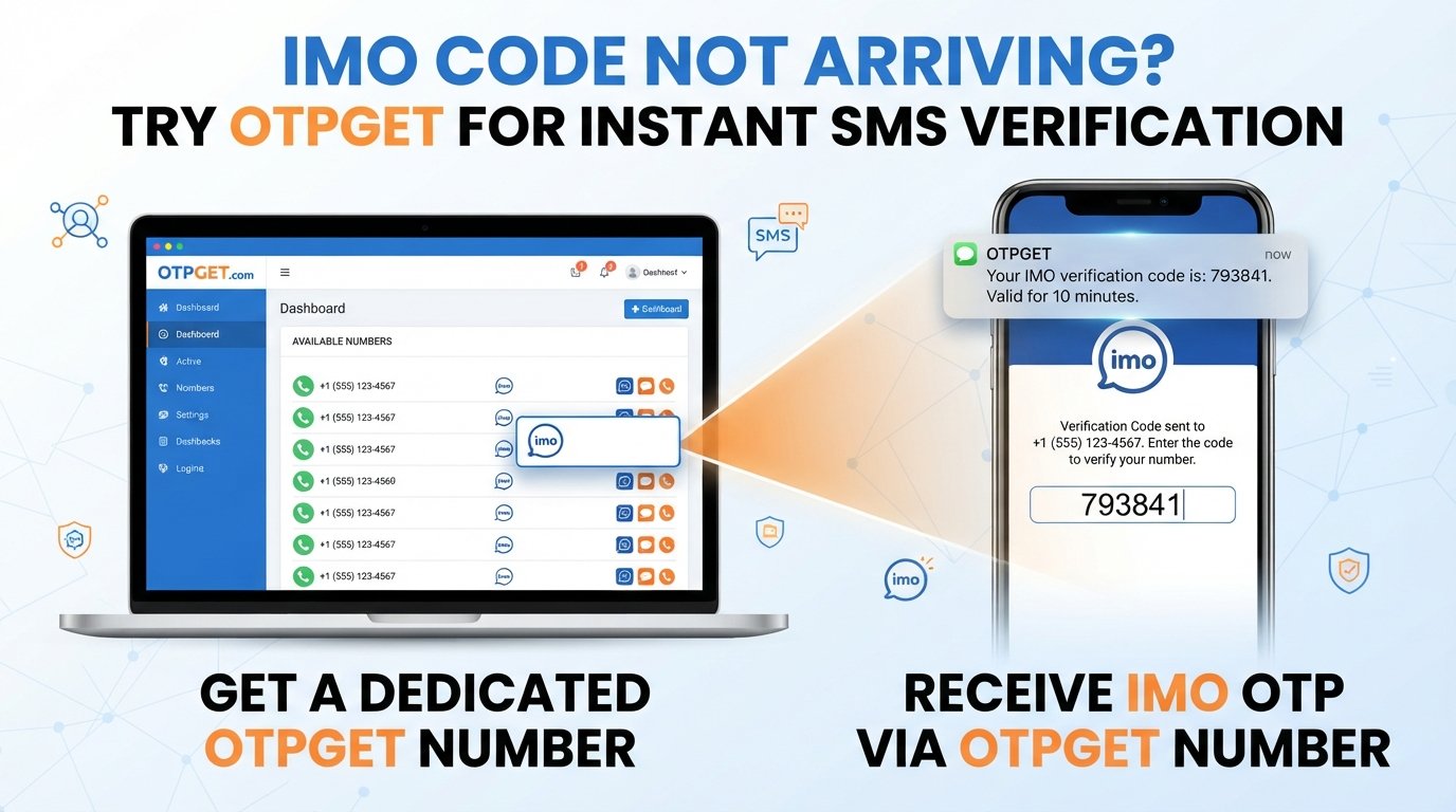 IMO Code Not Arriving? Try an OTPGET Number for Verification