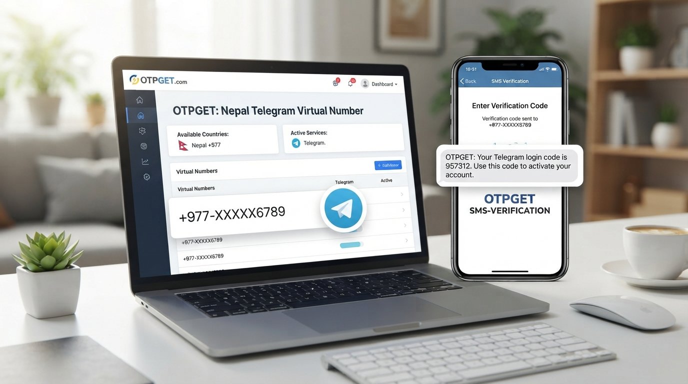 Nepal Telegram Virtual Number: Easy OTP Verification With OTPGET