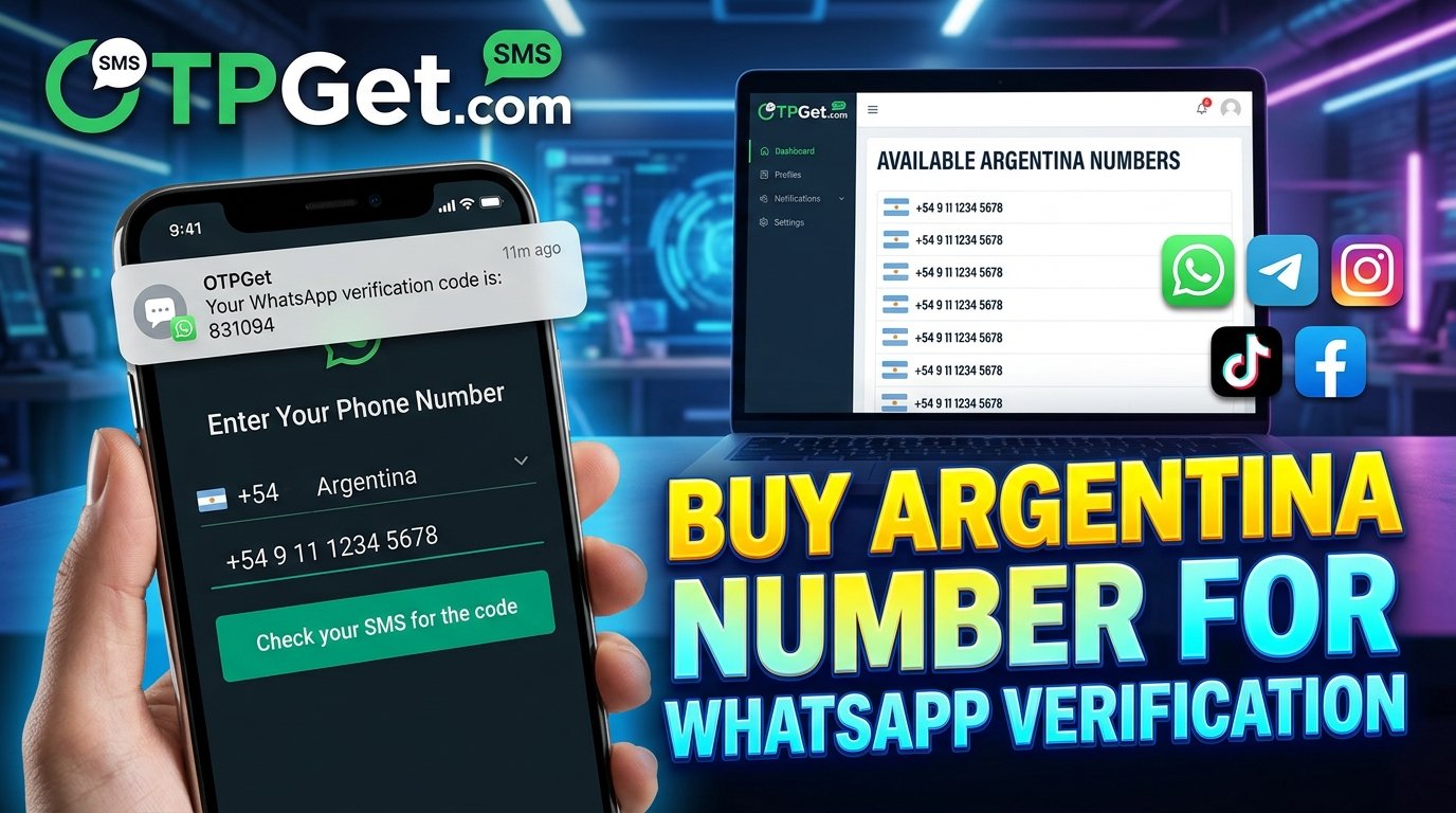 Buy Argentina Number for WhatsApp Verification | OTPGet