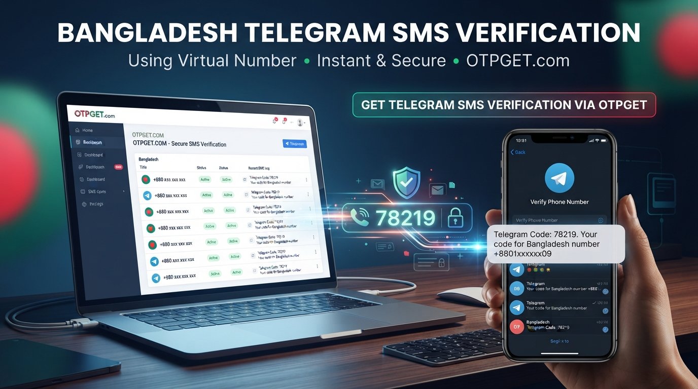 Bangladesh Telegram SMS Verification Using Virtual Number — OTPGet