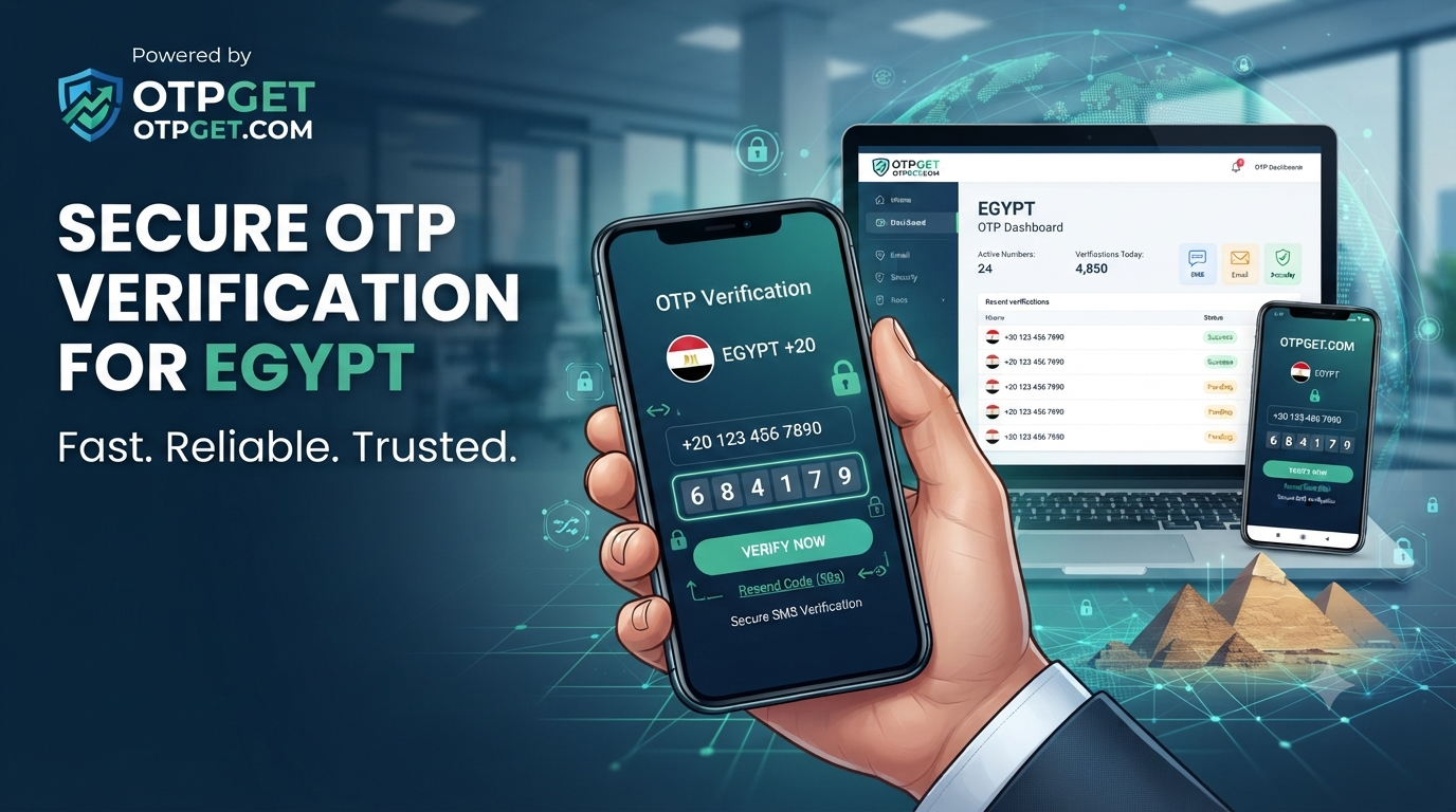 Get OTP Number for Egypt — OTPGET | Fast Virtual SMS Access Now