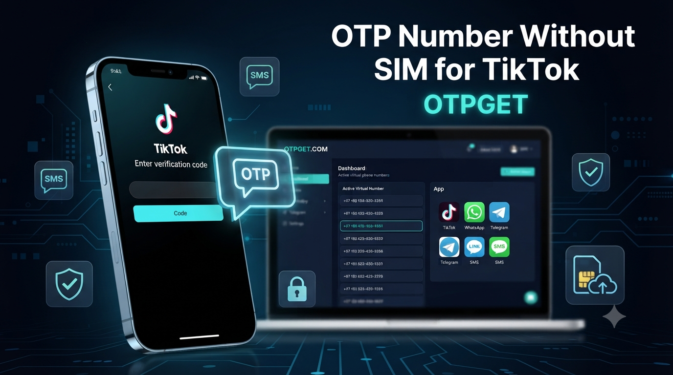 OTP Number Without SIM for TikTok: Get Codes with OTPGET