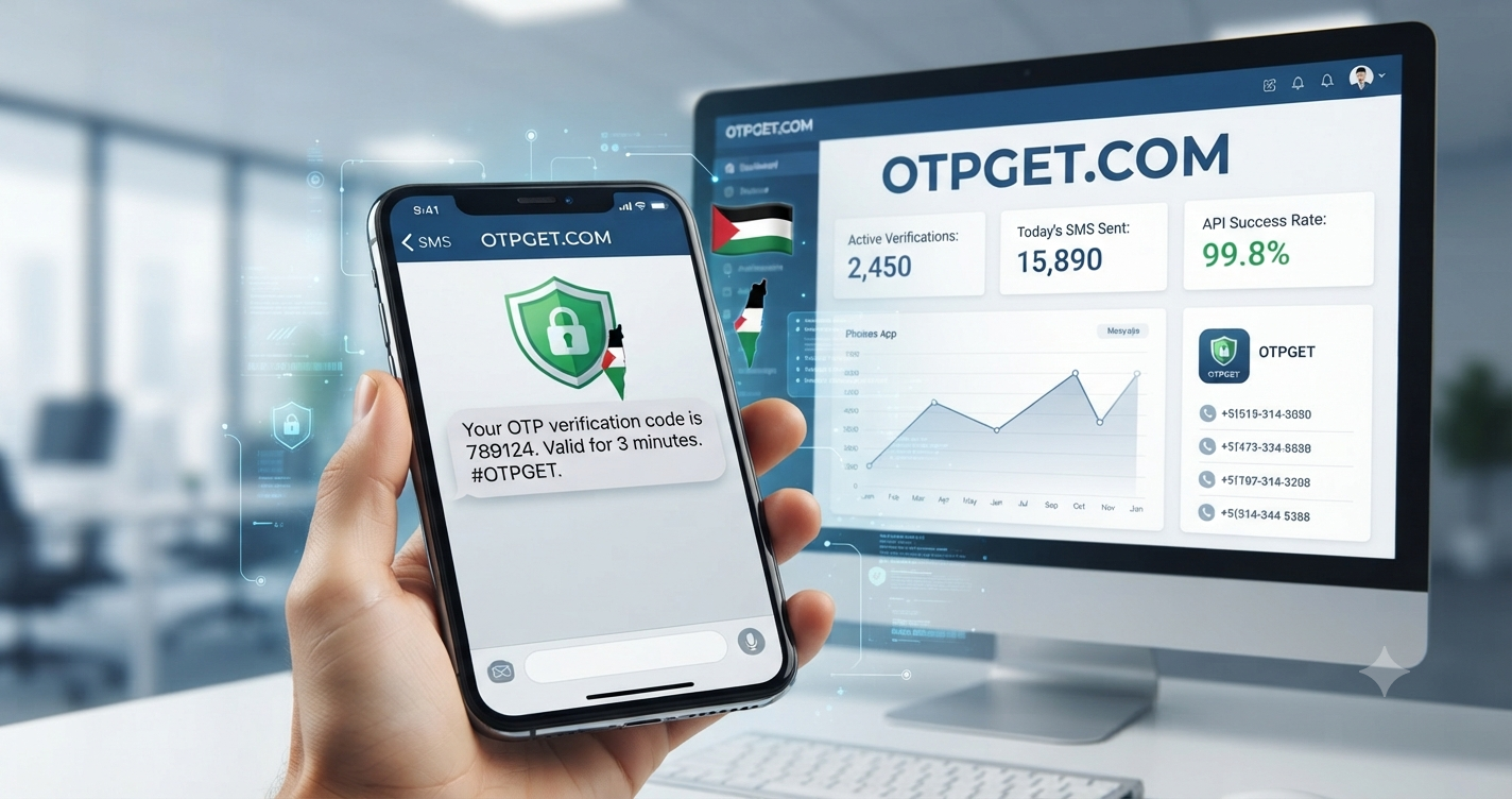 Get OTP Number for Palestine Easily with OTPGet Secure Service