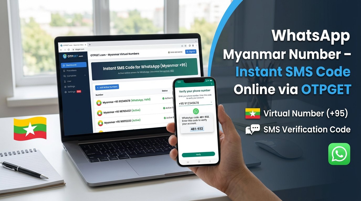 WhatsApp Myanmar Number: Online SMS Verification with OTPGET