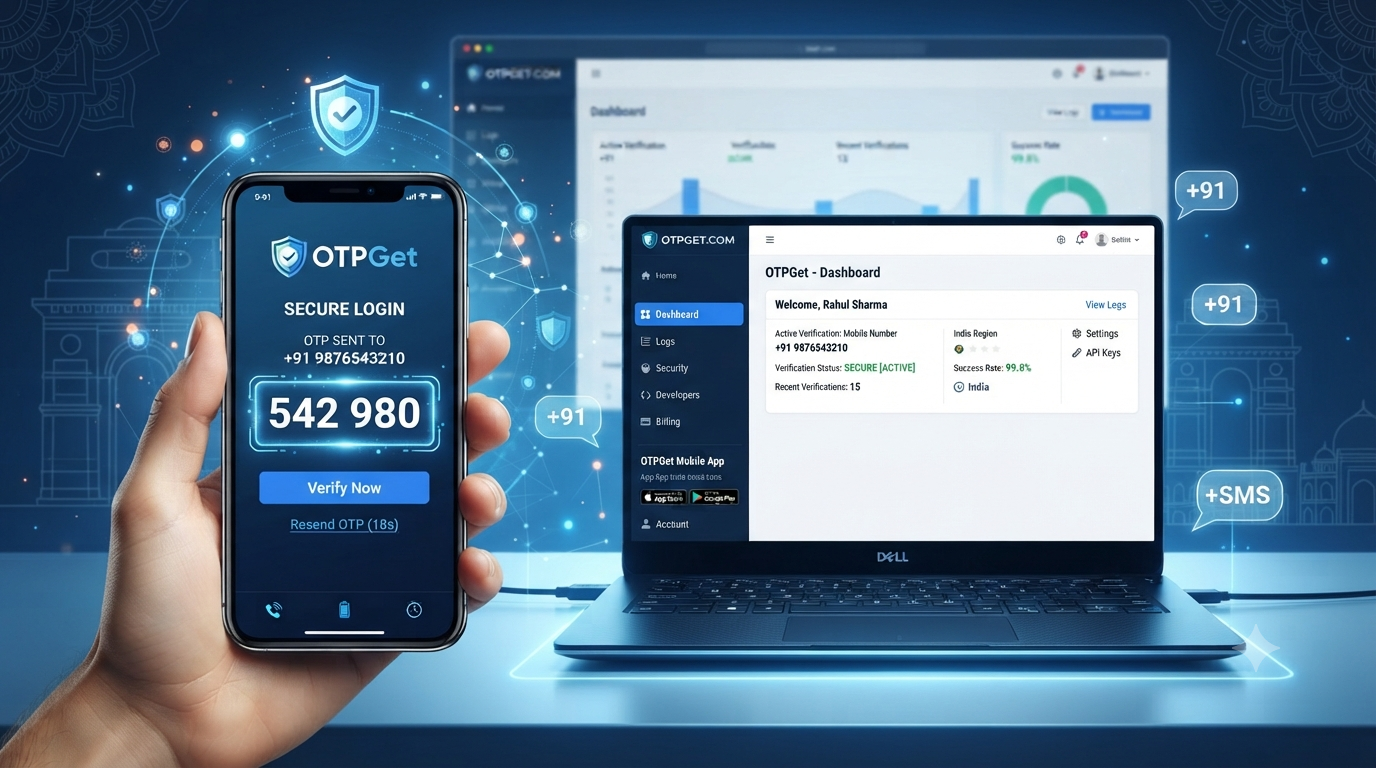 Get OTP Number for India Easily with OTPGet Secure Service