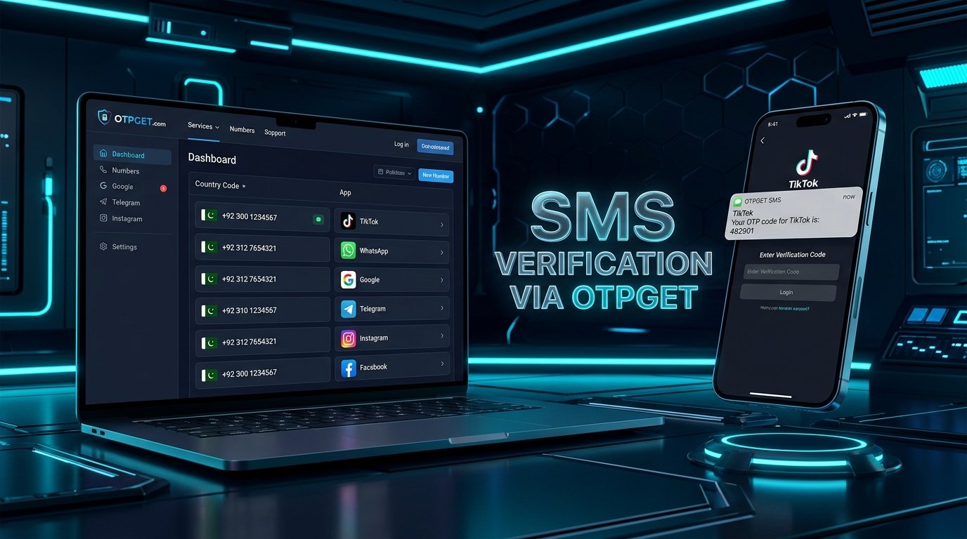 Get TikTok Code in Pakistan | OTPGET Verification Guide