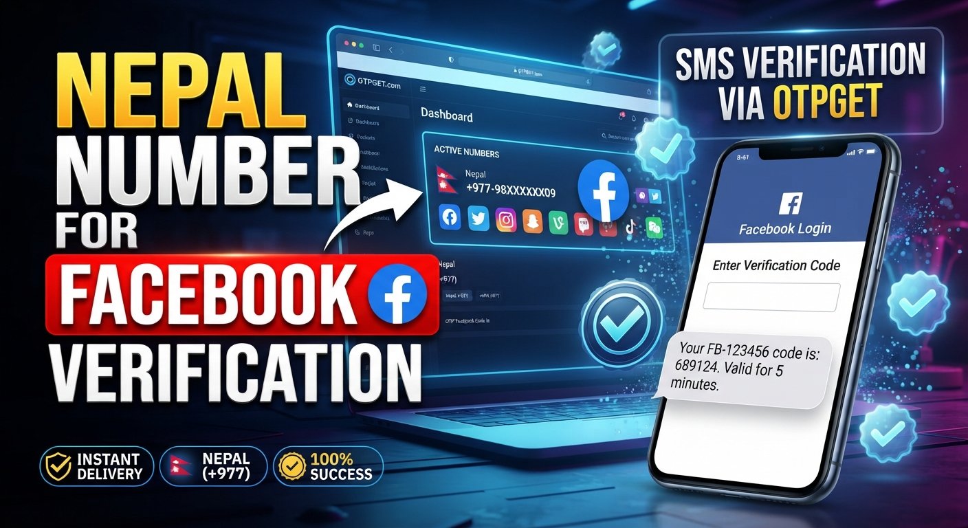 Buy Nepal Number for Facebook Verification | OTPGET Explained