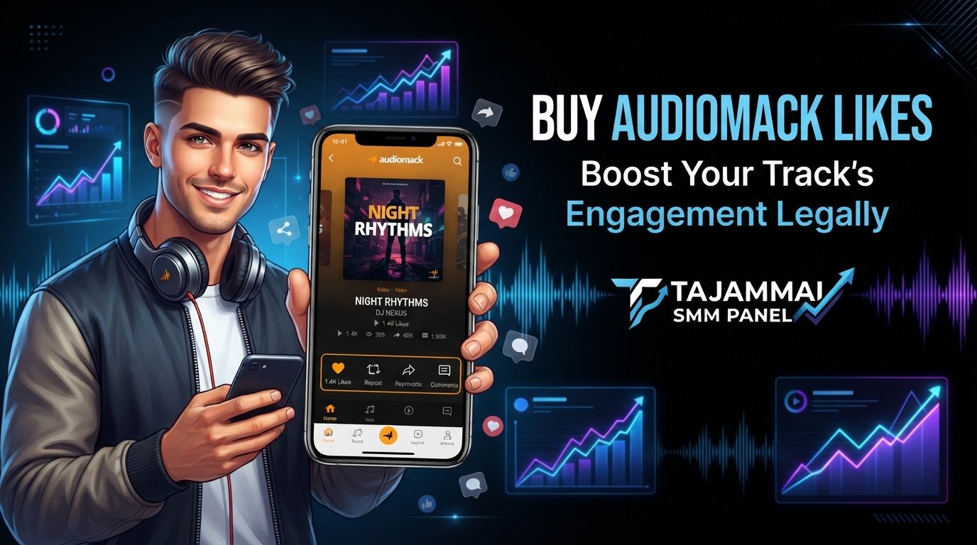 Buy Audiomack Likes | TAJAMMAL SMM PANEL for Music Growth Tips