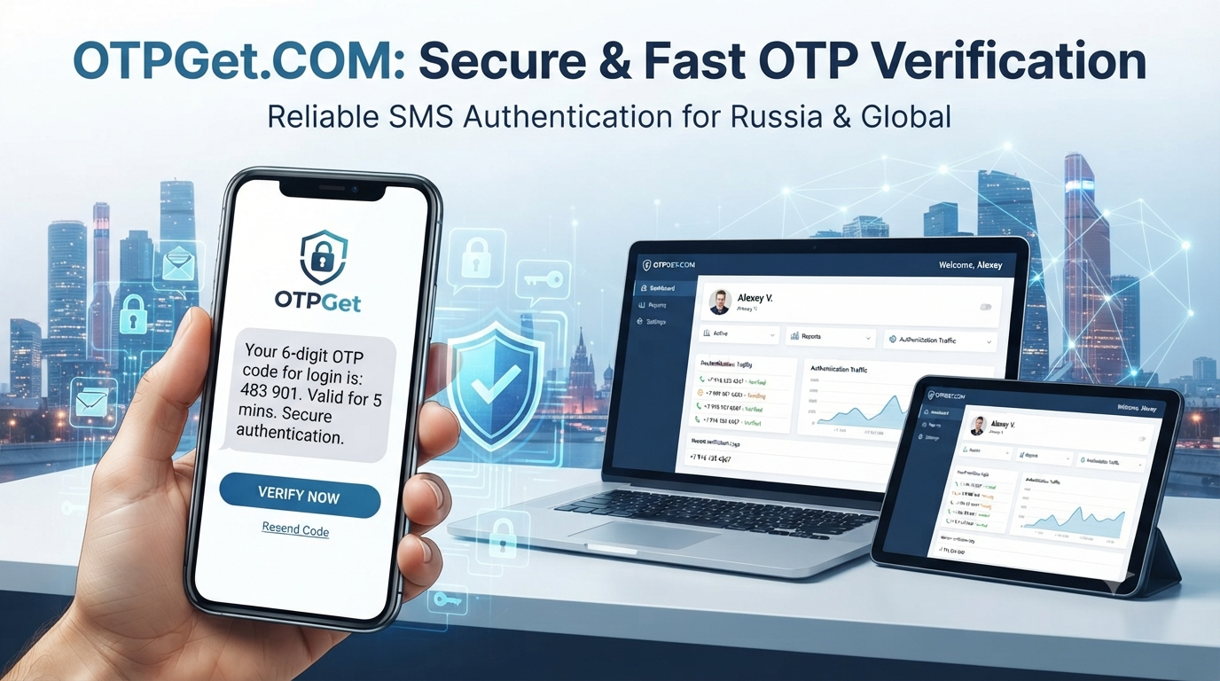 Get OTP Number for Russia with OTPGet Fast & Secure