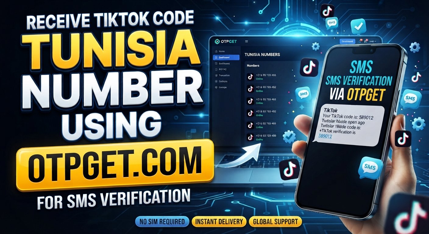 Tunisia Number to Receive TikTok Code — OTPGet Online Help Guide