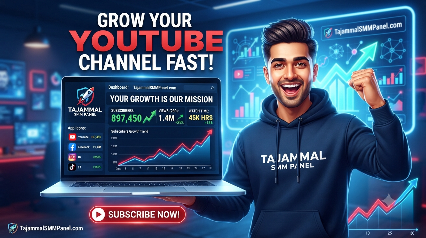 Buy YouTube Subscribers - TAJAMMAL SMM PANEL for Growth Success