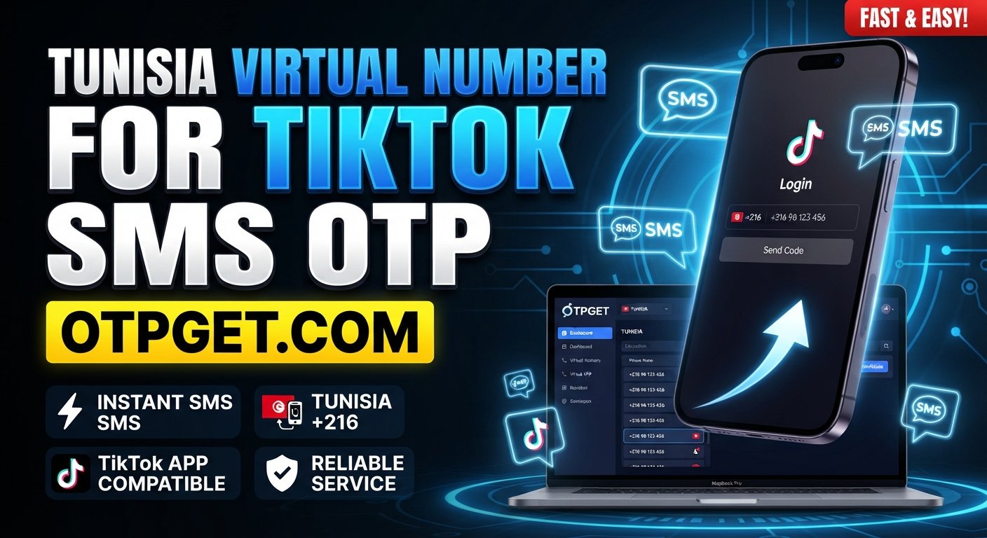 Tunisia Virtual Number for TikTok SMS Verification | OTPGET