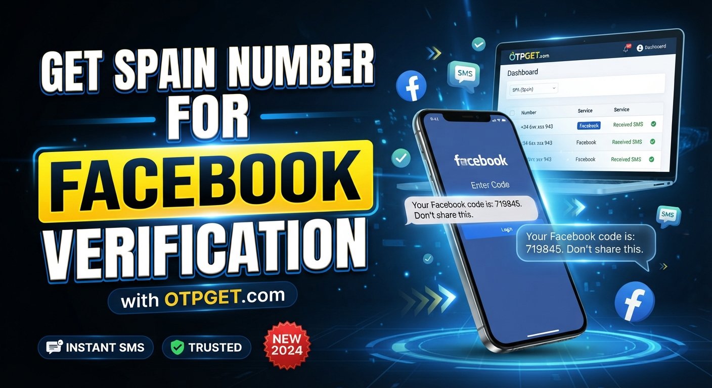 Buy Spain Number for Facebook Verification with OTPGET Online
