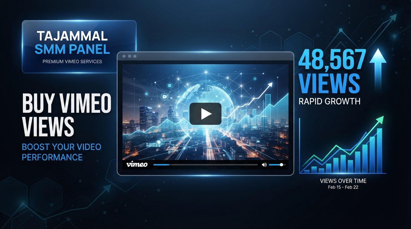 Buy Vimeo Views | TAJAMMAL SMM PANEL for Video Growth