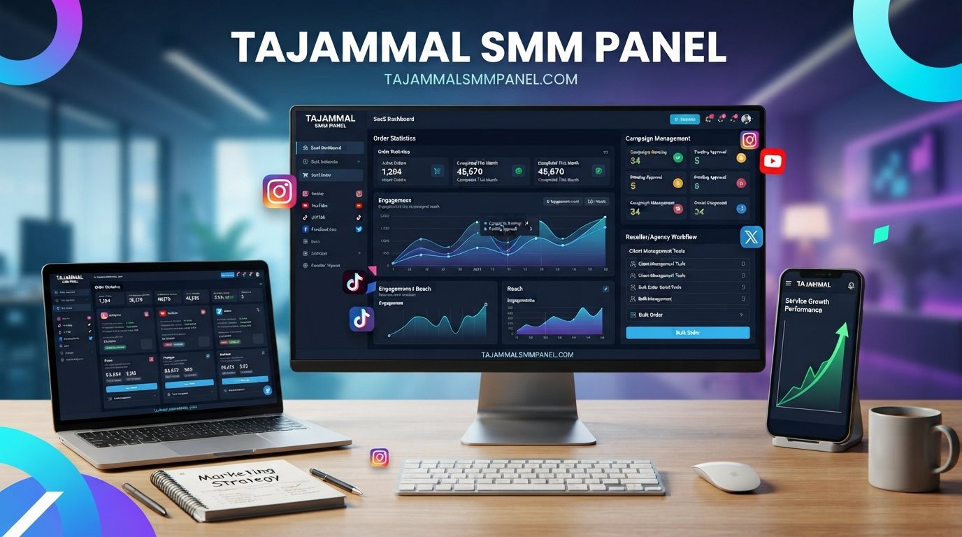 TAJAMMAL SMM PANEL: Reliable SMM Panel for Resellers & Agencies