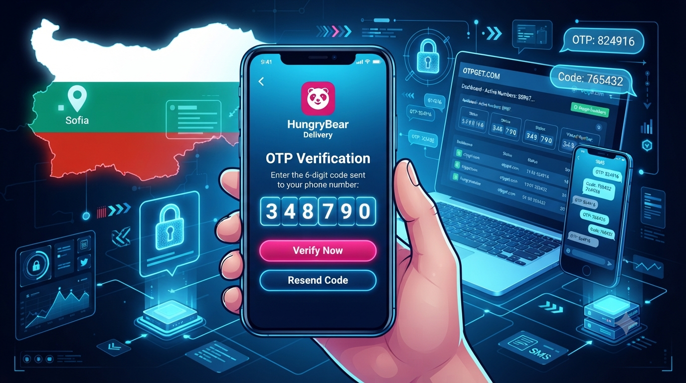 How to Get Foodpanda Bulgaria Number Using OTPGET Solution