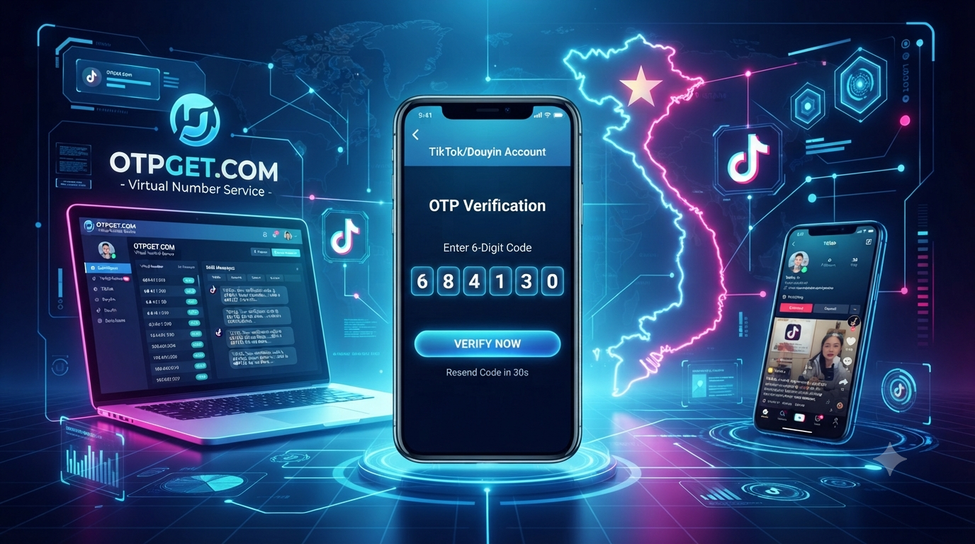 How to Get TikTok & Douyin Vietnam Number with OTP Verification