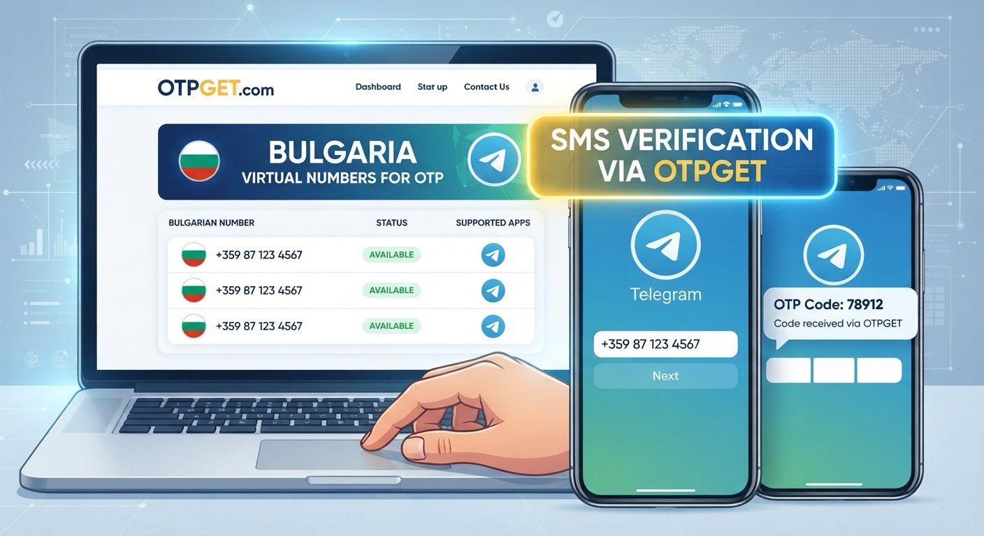 How to Get a Bulgaria Number for Telegram OTP Online | OTPGET